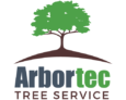 Arbortec tree service logo.